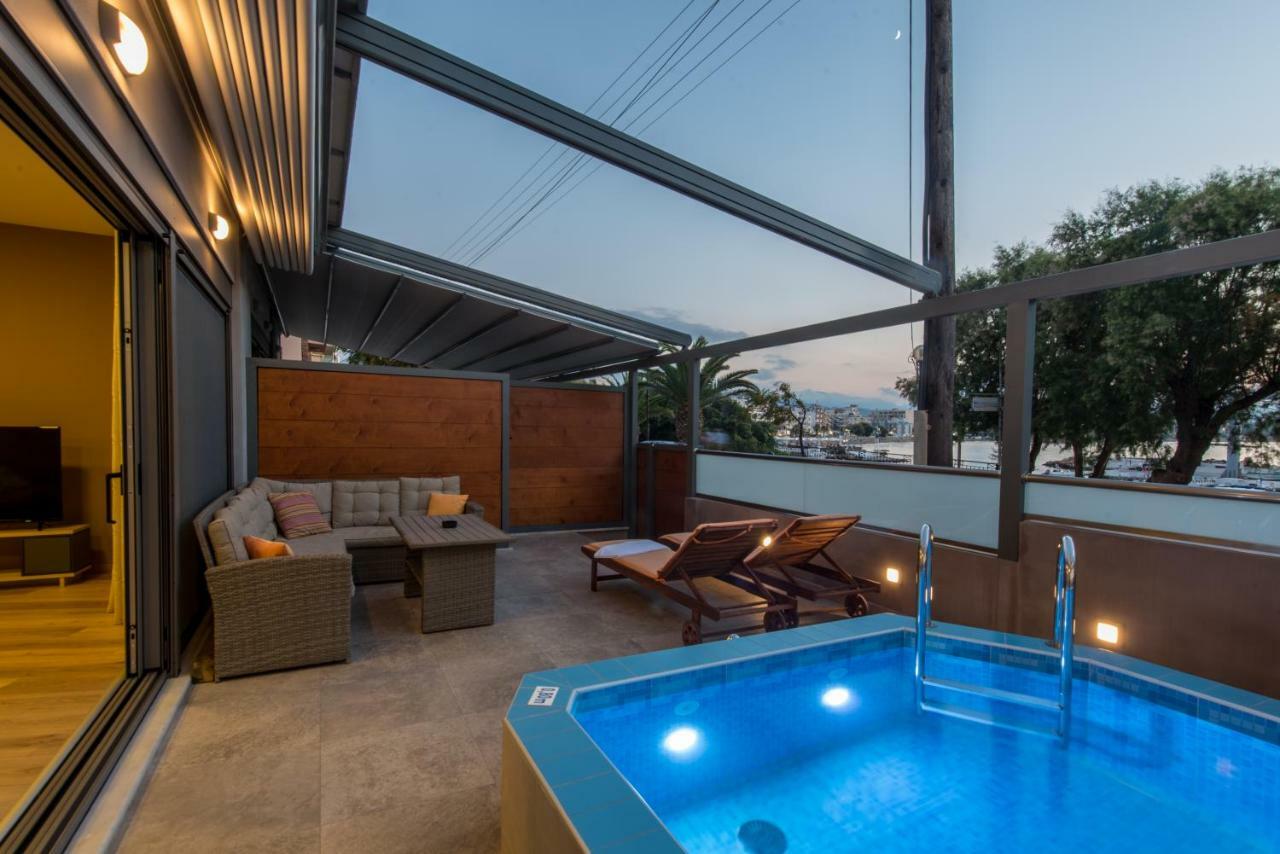 Utopia Luxury Apartment Chrissi Akti Chania Exterior foto